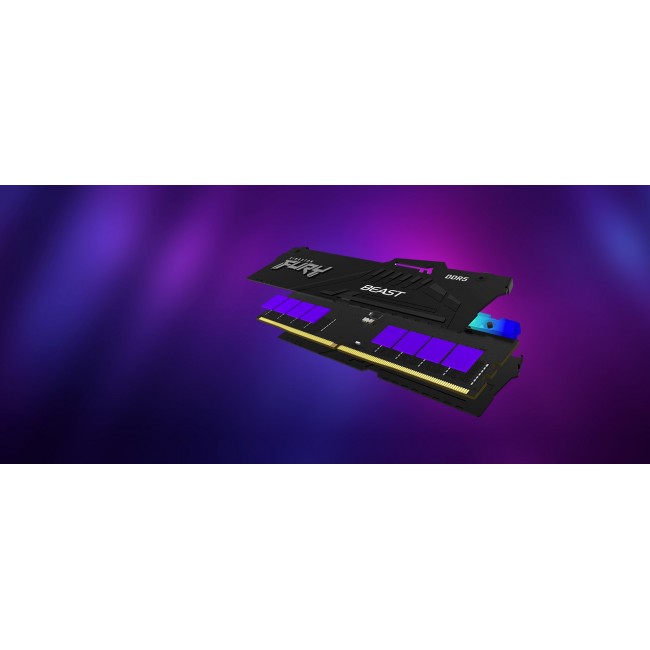 Kingston Technology FURY Beast 32GB 5200MT/s DDR5 CL36 DIMM RGB EXPO Kingston Technology FURY Beast 32GB 5200MT/s DDR5 CL36 DIMM RGB EXPO