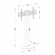 Techly ICA-TR27 TV mount 139.7 cm (55 Techly ICA-TR27 TV mount 139.7 cm (55