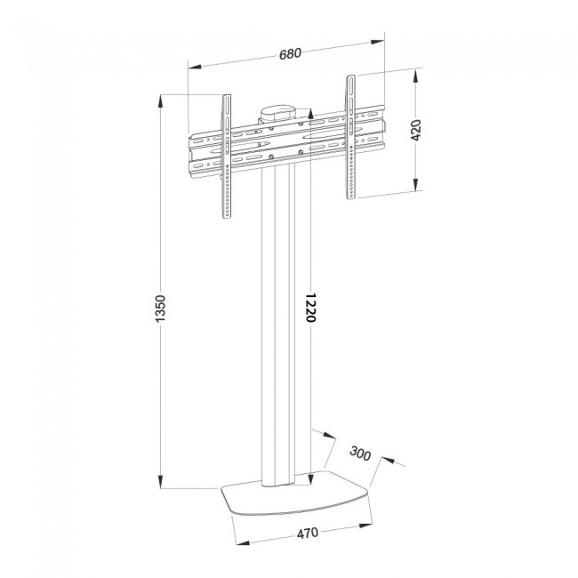 Techly ICA-TR27 TV mount 139.7 cm (55