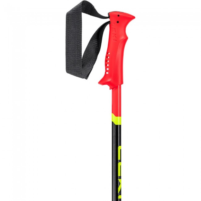 LEKI Racing KIDS ski pole 105 cm Black, Red Aluminium