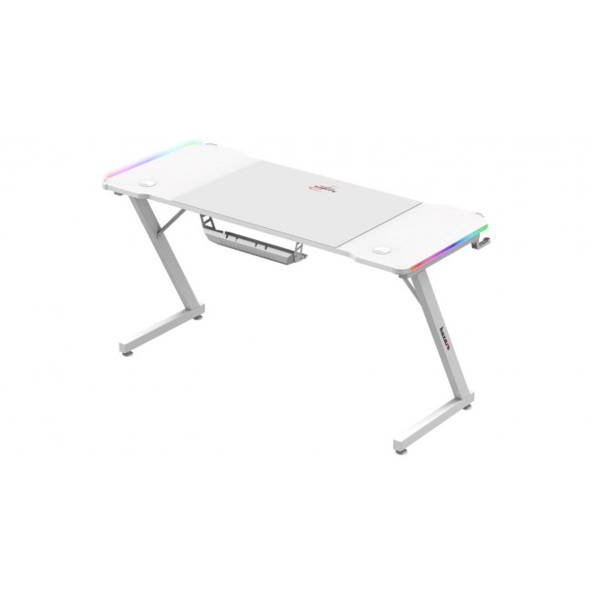 Huzaro Hero 3.3 White RGB - gaming table Huzaro Hero 3.3 White RGB - gaming table