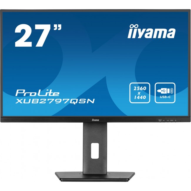 iiyama ProLite XUB2797QSN-B2 computer monitor 68.6 cm (27 iiyama ProLite XUB2797QSN-B2 computer monitor 68.6 cm (27