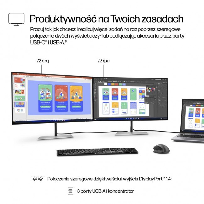 HP Series 7 Pro 27 inch QHD Monitor - 727pq HP Series 7 Pro 27 inch QHD Monitor - 727pq
