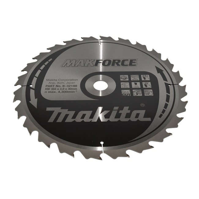 Makita B-32188 circular saw blade 35.5 cm 1 pc(s) Makita B-32188 circular saw blade 35.5 cm 1 pc(s)