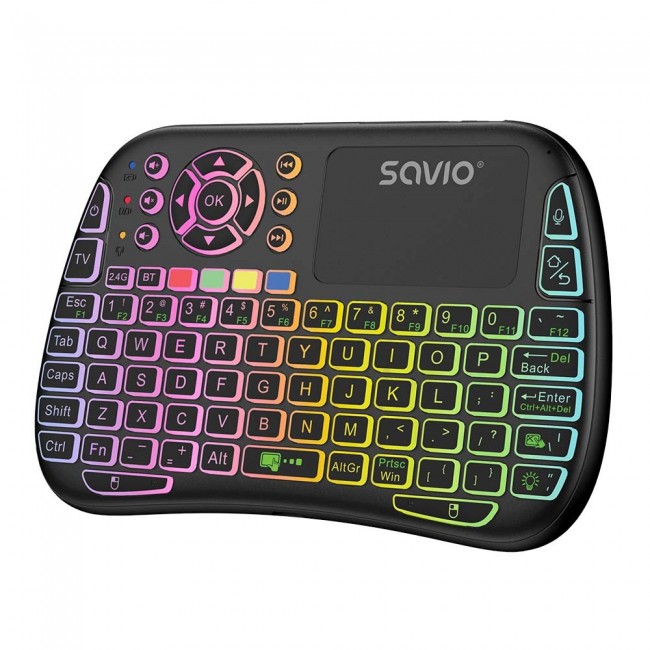 Savio SAVMKW-04 mobile device keyboard QWERTY US English USB Type-C Black Savio SAVMKW-04 mobile device keyboard QWERTY US English USB Type-C Black