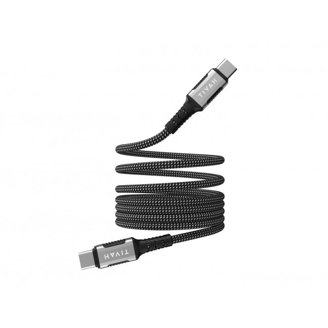 Havit CB6297 - Magnetic cable USB type C to USB type C, 1m (black)