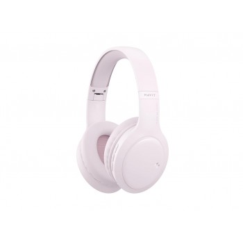 Havit H633BT - wireless on-ear headphones, pink