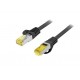 Equip Cat.6A S/FTP Outdoor Patch Cable, 40m, Black