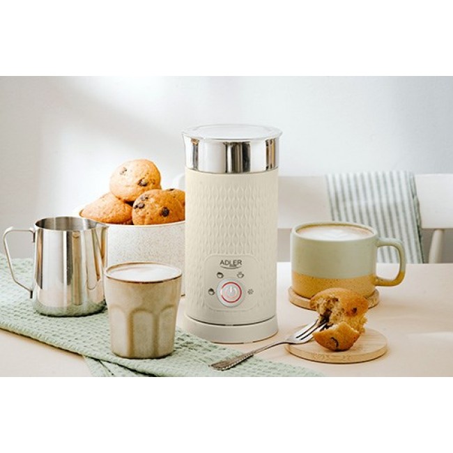 Adler AD 4495 milk frother/warmer Automatic milk frother/warmer Beige