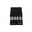 Equip Cash Register Drawer for Point of Sale (POS) System, 4 Bill/8 Coin Compartments, Removable Coin Slots, RJ11 connector