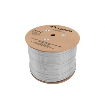 LANBERG LAN CABLE SFTP CAT.5E 305M SOLID CU LSZH GREY CPR + FLUKE PASSED