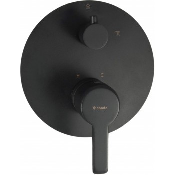 Concealed shower mixer with shower switch