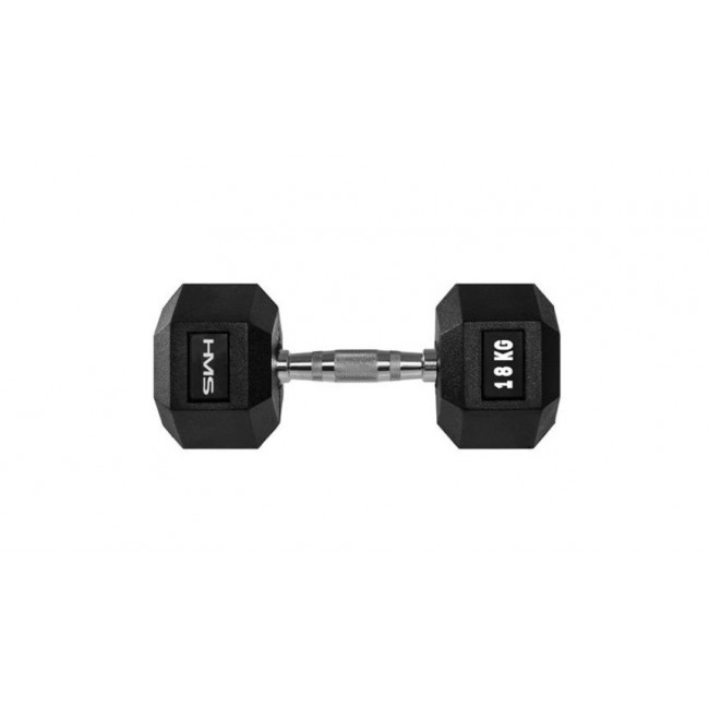 Dumbbell 18 kg HMS HEX-PRO 18