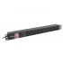 LANBERG PDU RACK POWER STRIP (1U,10A,7X IEC C13,2M)