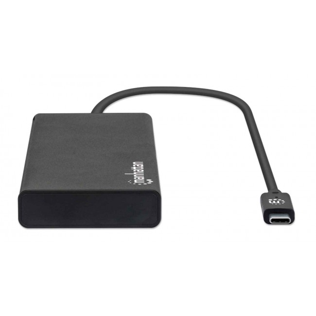 Manhattan 152747 USB Type-C Docking Station Black Manhattan 152747 USB Type-C Docking Station Black