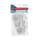 Esperanza ELK307W Electrical Splitter 3 sockets switch White Esperanza ELK307W Electrical Splitter 3 sockets switch White