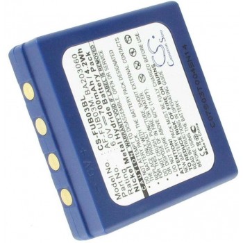 Battery for HBC BA222060 6V700mAh FUB3 replacement