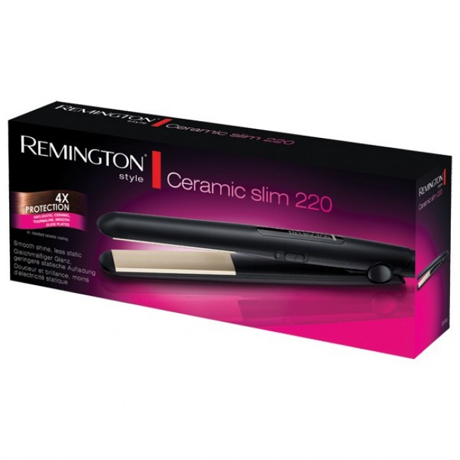 Remington S1510 hair styling tool Straightening iron Warm Black 40 W Remington S1510 hair styling tool Straightening iron Warm Black 40 W