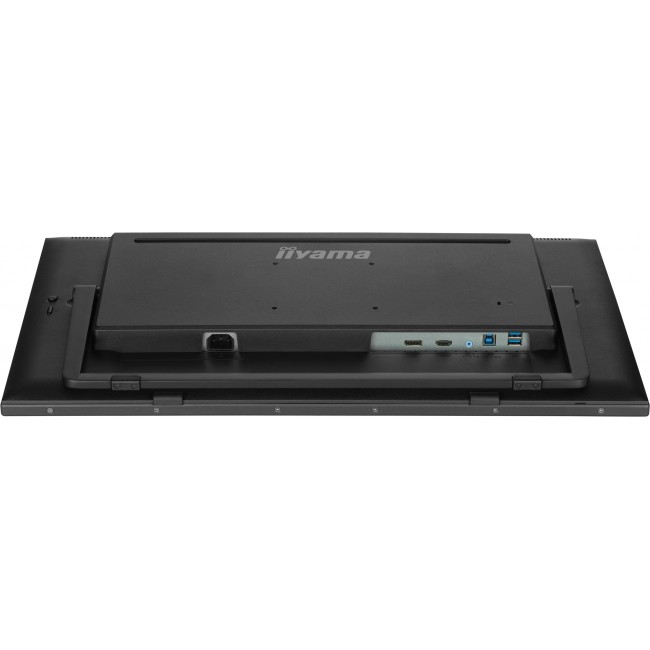 iiyama ProLite 27 Optical Bonded PCAP 10pt touchscreen monitor with IPS panel technology, edge-to-edge glass design, anti-fingerprint coating and a flexible stand