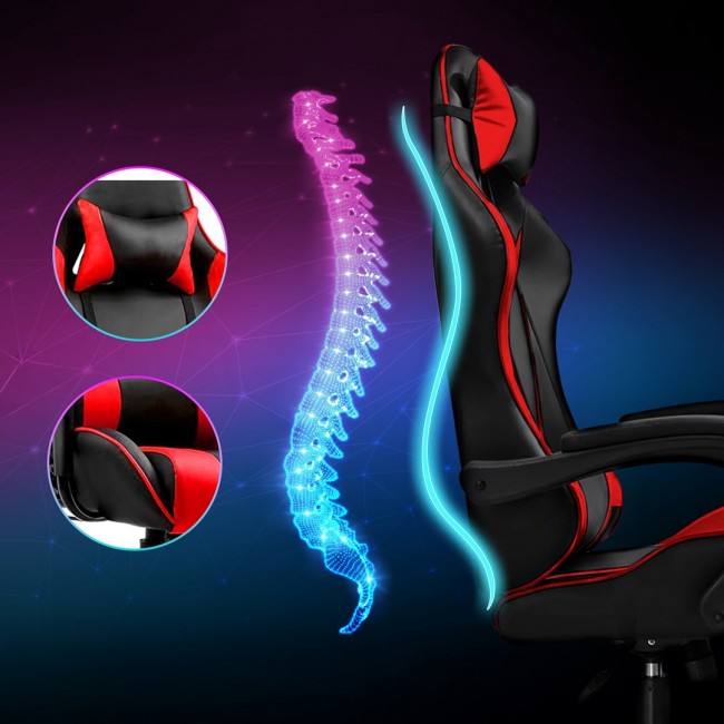 Extralink Gaming | Gaming Chair | office, rotary, bucket, black and red, G-522