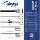 Akyga AK-C1-500 power supply unit 468 W 24-pin ATX ATX Black