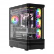 MODECOM Volcano Volcano AQ100 ARGB Midi Black