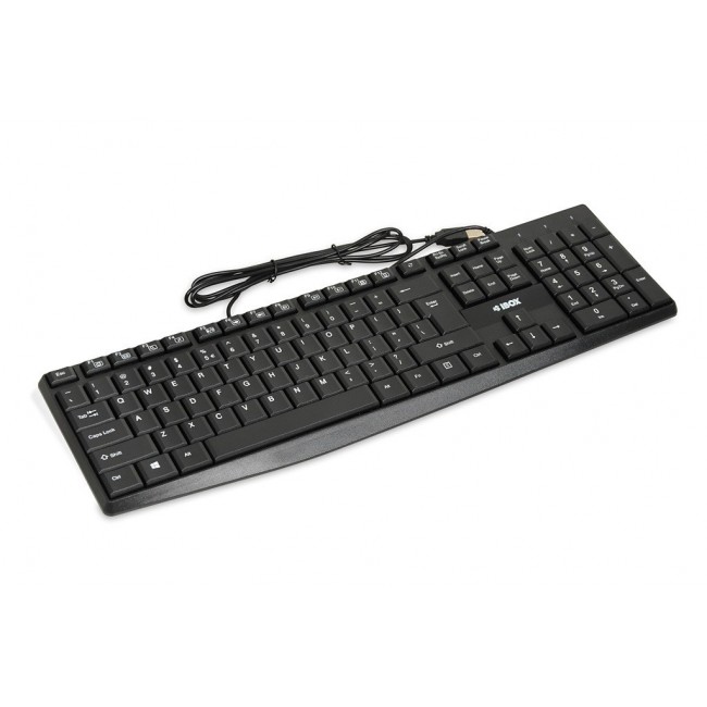 iBox IKC2010B keyboard Home USB QWERTY English Black
