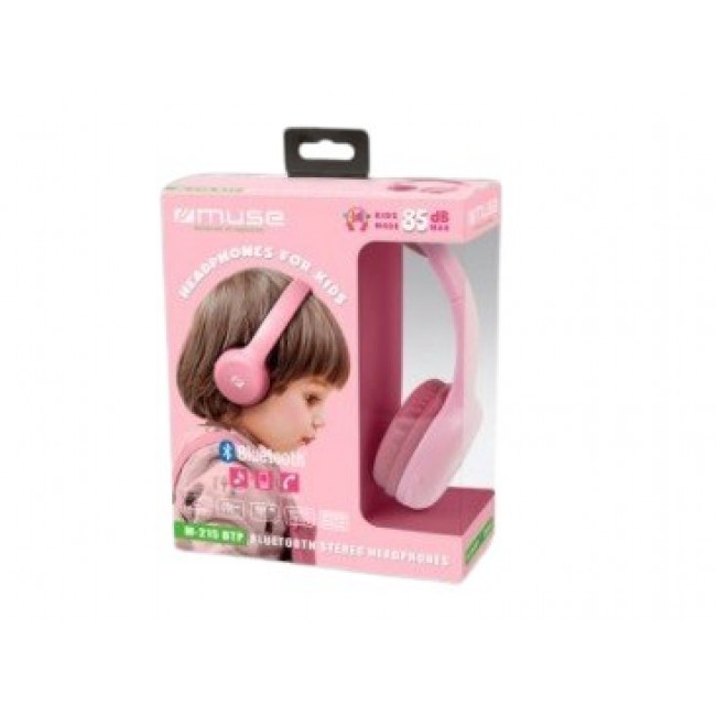 Muse M-215 BTP headphones/headset Wireless Head-band Music Bluetooth Pink Muse M-215 BTP headphones/headset Wireless Head-band Music Bluetooth Pink