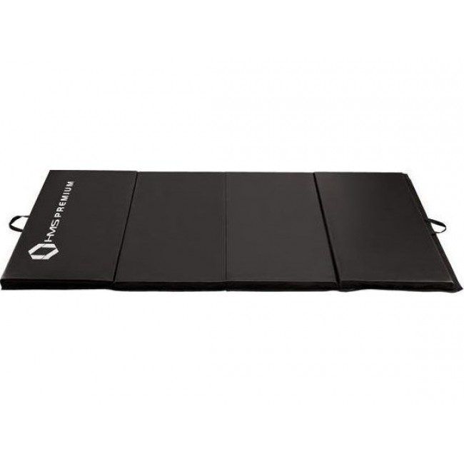 Folding gymnastics mattress black HMS Premium MGS01 Folding gymnastics mattress black HMS Premium MGS01