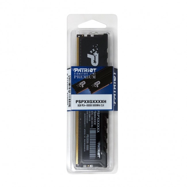 Patriot Premium Black DDR4 32GB 3200MHz Heat Spreader Patriot Premium Black DDR4 32GB 3200MHz Heat Spreader
