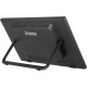 iiyama 24 multi-touch monitor with edge-to-edge glass, anti fingerprint coating , integrated webcam and a flexible stand