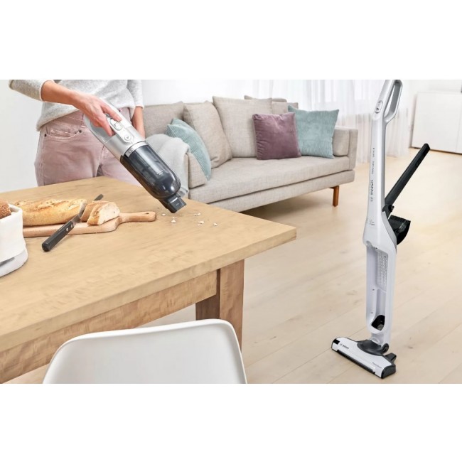 Bosch Serie 4 BCH3P2301 stick vacuum/electric broom 2-in-1 stick vacuum Battery Dry Bagless 0.4 L White Bosch Serie 4 BCH3P2301 stick vacuum/electric broom 2-in-1 stick vacuum Battery Dry Bagless 0.4 L White