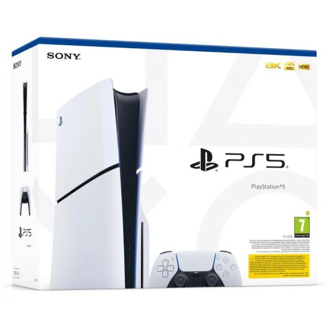 Sony PlayStation 5 Slim BluRay console 1 TB white