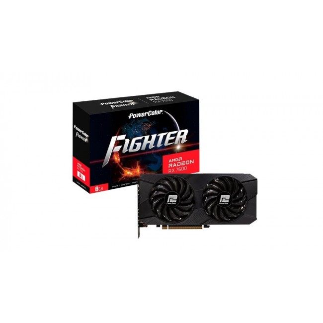 PowerColor Fighter RX7600 8G-F graphics card PowerColor Fighter RX7600 8G-F graphics card