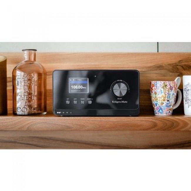 Kr ger&Matz KM0816.1 Internet Radio Black + FM