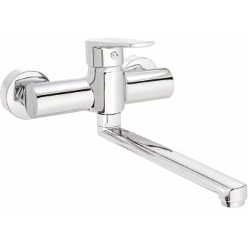 Wall-mounted kitchen faucet