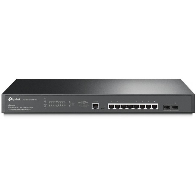 TP-Link Omada 8-Port 2.5GBASE-T and 2-Port 10GE SFP+ L2+ Managed Switch with 8-Port PoE+