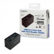 LogiLink CR0042 laptop dock/port replicator Wired USB 3.2 Gen 1 (3.1 Gen 1) Type-A Black