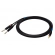 SSQ MIJM3 SS-1815 Cable Jack Stereo 3,5 mm - 2x Jack Mono 6,3 mm 3 m Black