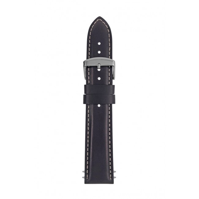 Zeppelin leather strap black, 22 mm Zeppelin leather strap black, 22 mm
