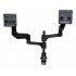 R-Go Tools Monitor arm R-Go Caparo Dual, for two monitors, adjustable with gas spring, 3-9 kg load capacity, 100% circular, black
