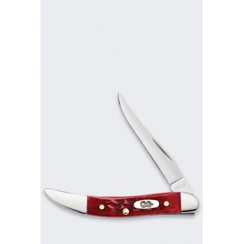 Folding Knife Case Pocket Worn Small Texas Red