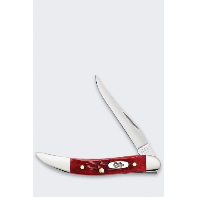 Folding Knife Case Pocket Worn Small Texas Red