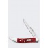 Folding Knife Case Pocket Worn Small Texas Red