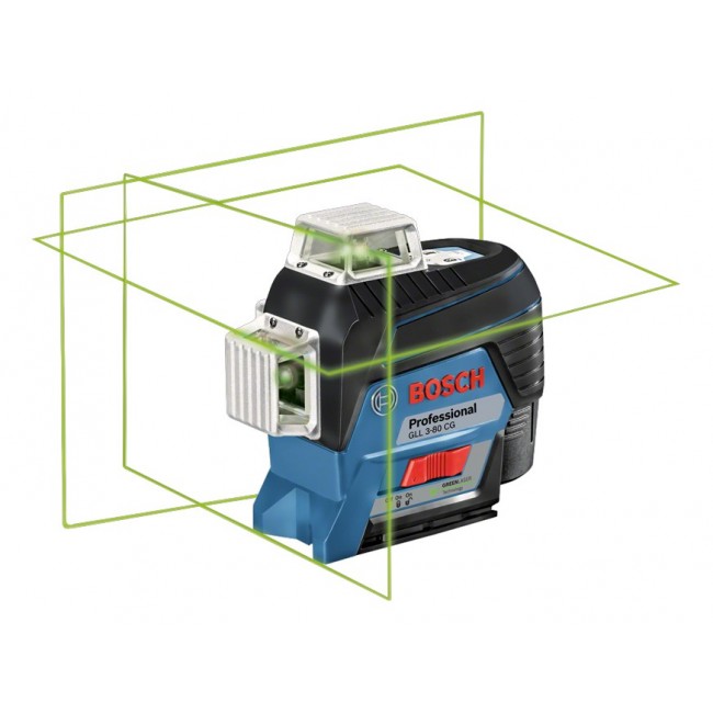Bosch GLL 3-80 CG Professional Line level 30 m 500-540 nm ( 10 mW) Bosch GLL 3-80 CG Professional Line level 30 m 500-540 nm ( 10 mW)