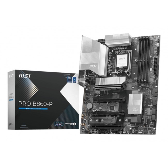 MSI PRO B860-P motherboard Intel B860 LGA 1851 (Socket V1) ATX MSI PRO B860-P motherboard Intel B860 LGA 1851 (Socket V1) ATX