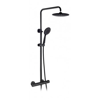 Black Thermo Shower Column
