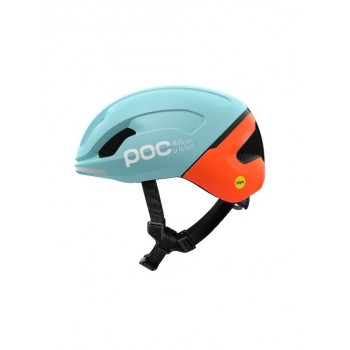 Kask rowerowy POCito Omne MIPS niebiesko pomara czowy - 48/52