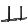 Manhattan Soundbar Mount Universal, Wall Mount or VESA Mount, Compatible with Soundbars up to 15kg, Depth-Adjustable, Mounts Above or Below TV, Black