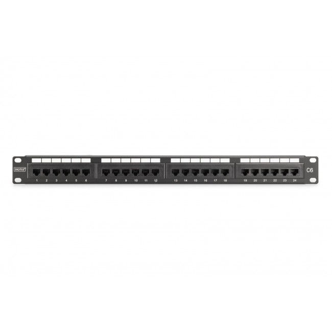 Digitus CAT 6, class E patch panel, unshielded